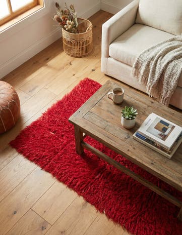 2' 1 x 3' 7 Hand Knotted Moroccan Wool Rug