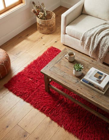 2' 1 x 3' 7 Hand Knotted Moroccan Wool Rug