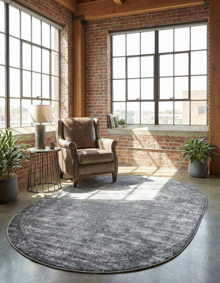 Detail image of 6' 1 x 9' Oregon Oval Rug