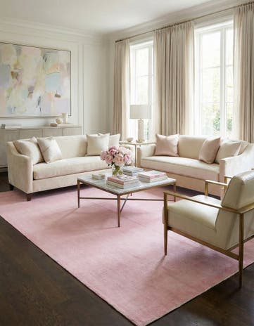 6' 7 x 10' Hand Knotted Darya Wool Rug