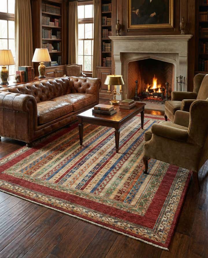 5' 6 x 7' 9 Hand Knotted Ariana Ziegler Rug