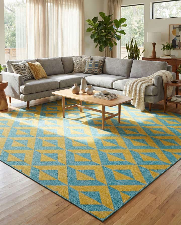 10' 8 x 10' 8 Easy-Clean Jill Zarin Napa Indoor / Outdoor Square Rug
