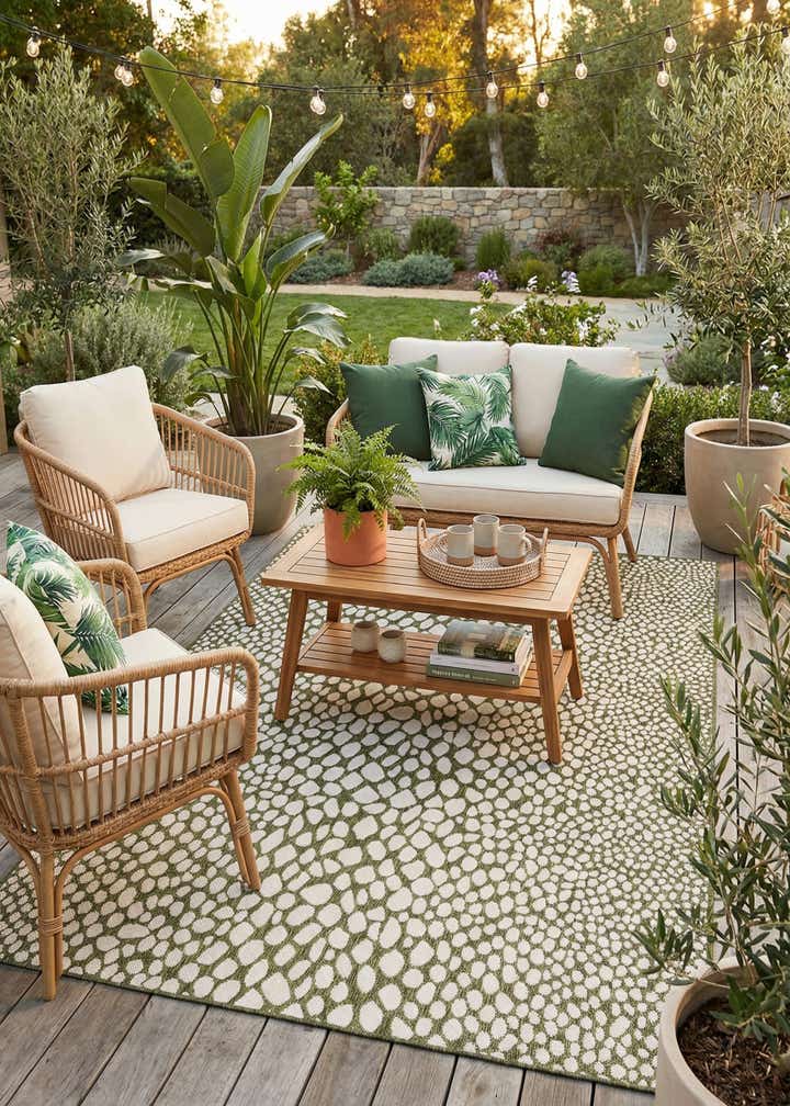 6' x 9' Easy-Clean Jill Zarin Cape Town Indoor / Outdoor Rug