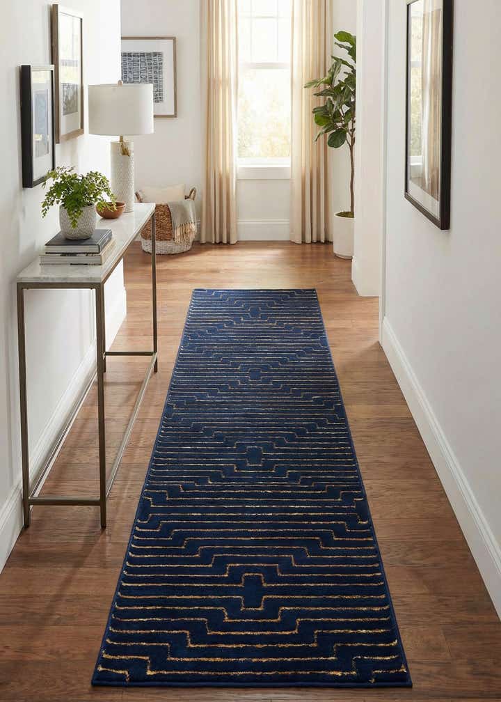 2' x 8' Vogue Geo Runner Rug