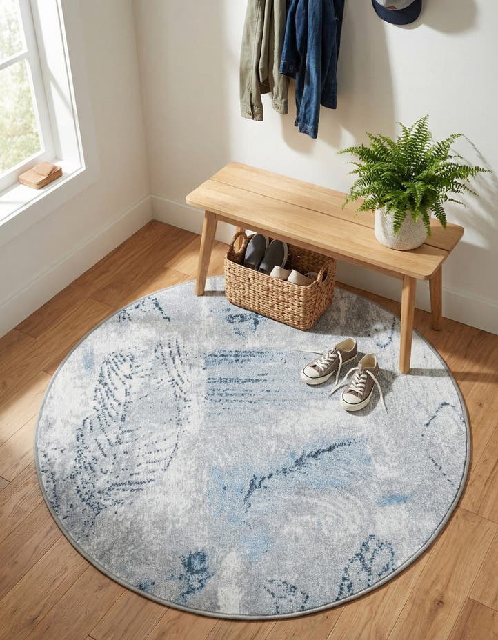 3' 3 x 3' 3 Kamala Washable Round Rug