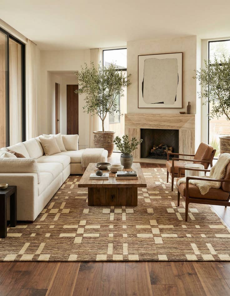 Detail image of 8' 4 x 11' 7 Juma Wool Rug