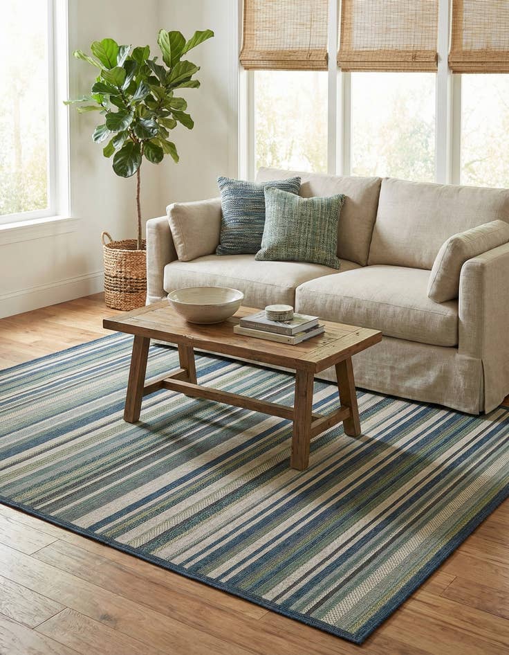 Detail image of 7' 10 x 10'  Washable Baja Indoor / Outdoor Rug