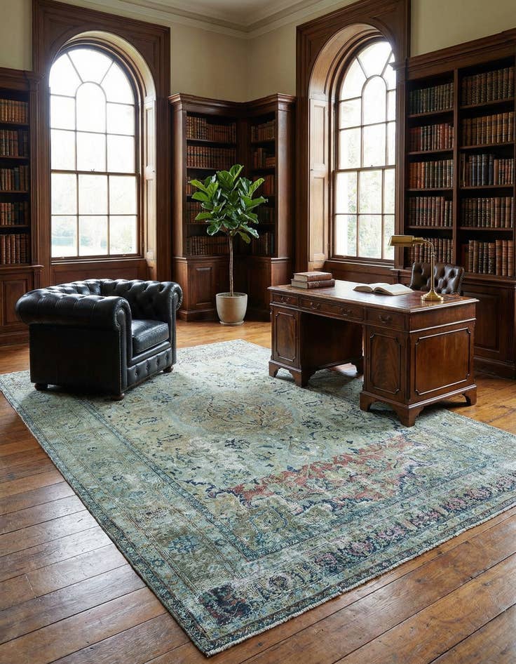 Detail image of 6' 2 x 10' Vintage Rug