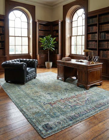 6' 2 x 10' Vintage Rug