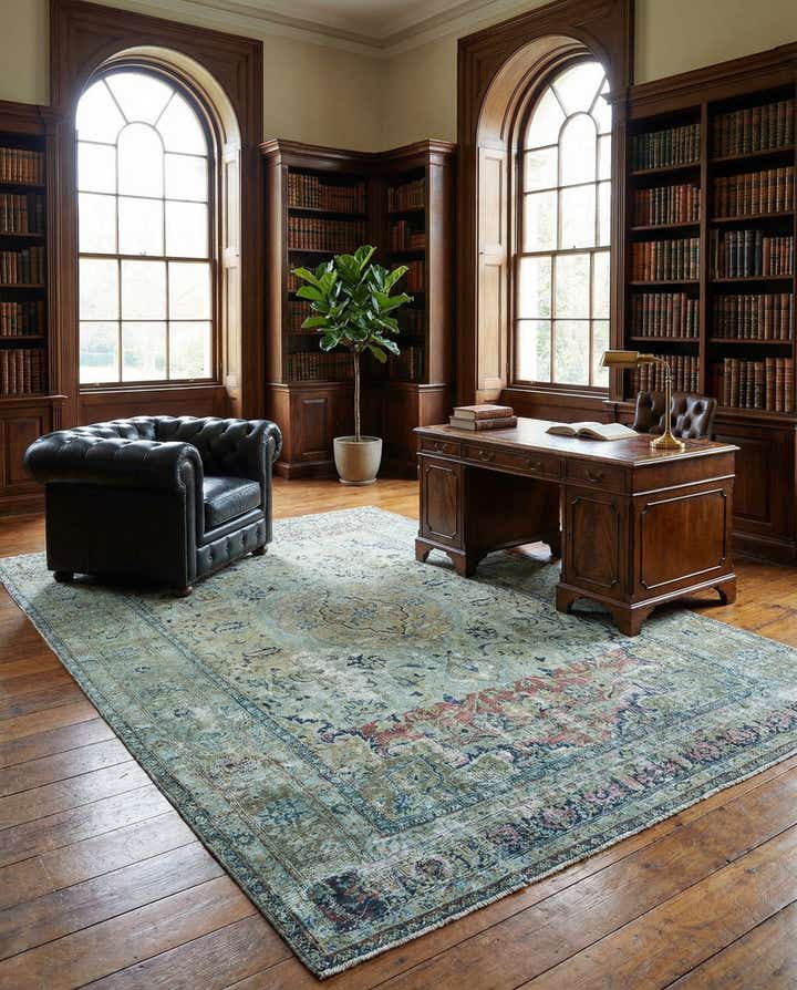 6' 2 x 10' Vintage Rug