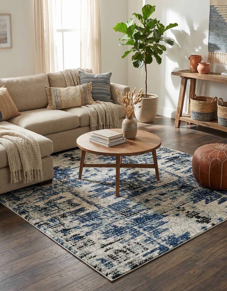 Detail image of 6' x 6' Tucson Square Rug