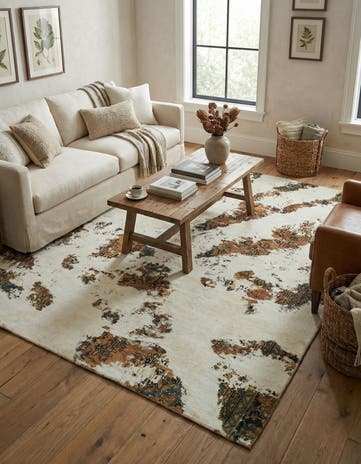 7' 8 x 9' 4 Hand Knotted Ultra Vintage Persian Wool Rug
