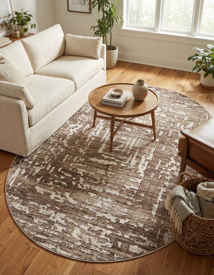 Detail image of 5' 3 x 8' Hermitage Oval Rug