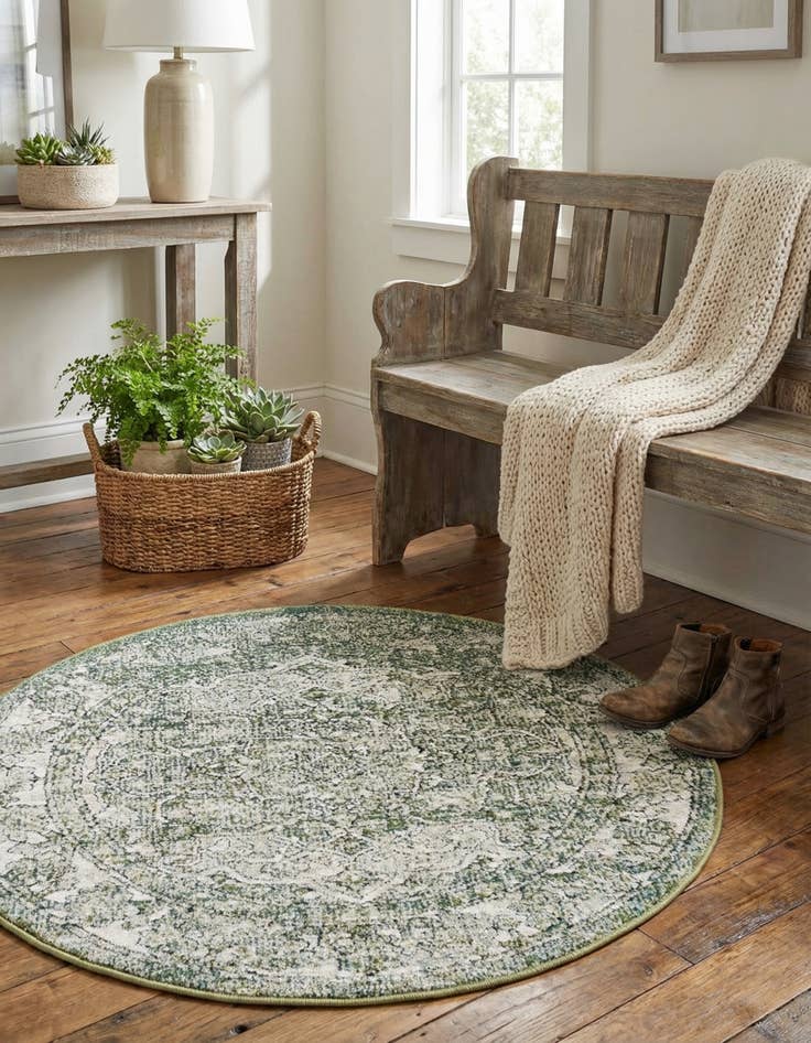 Detail image of 3' 3 x 3' 3 Isabella Round Rug