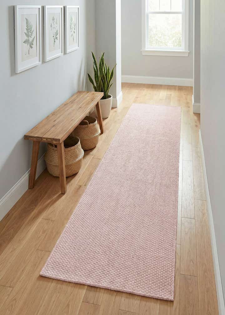 2' 7 x 12' Easy-Clean Solid Indoor / Outdoor Runner Rug