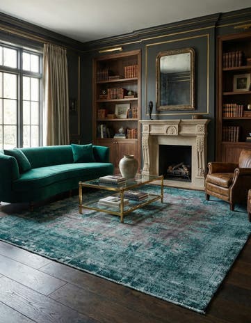 9' 7 x 12' 9 Vintage Royal Wool Rug