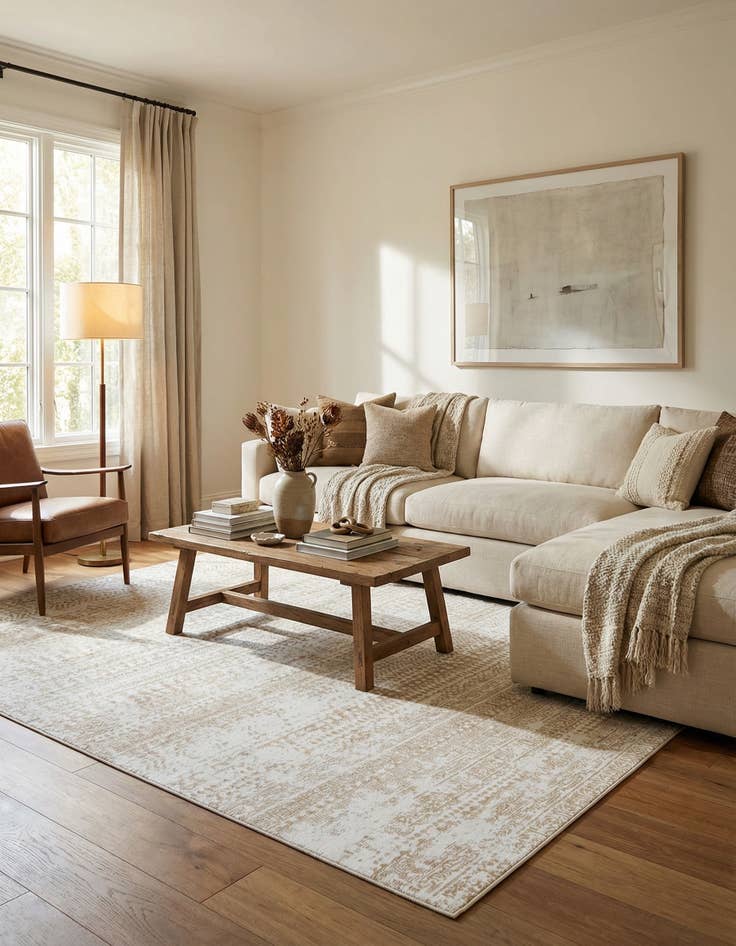 Detail image of 7' 10 x 7' 10 Hermitage Square Rug