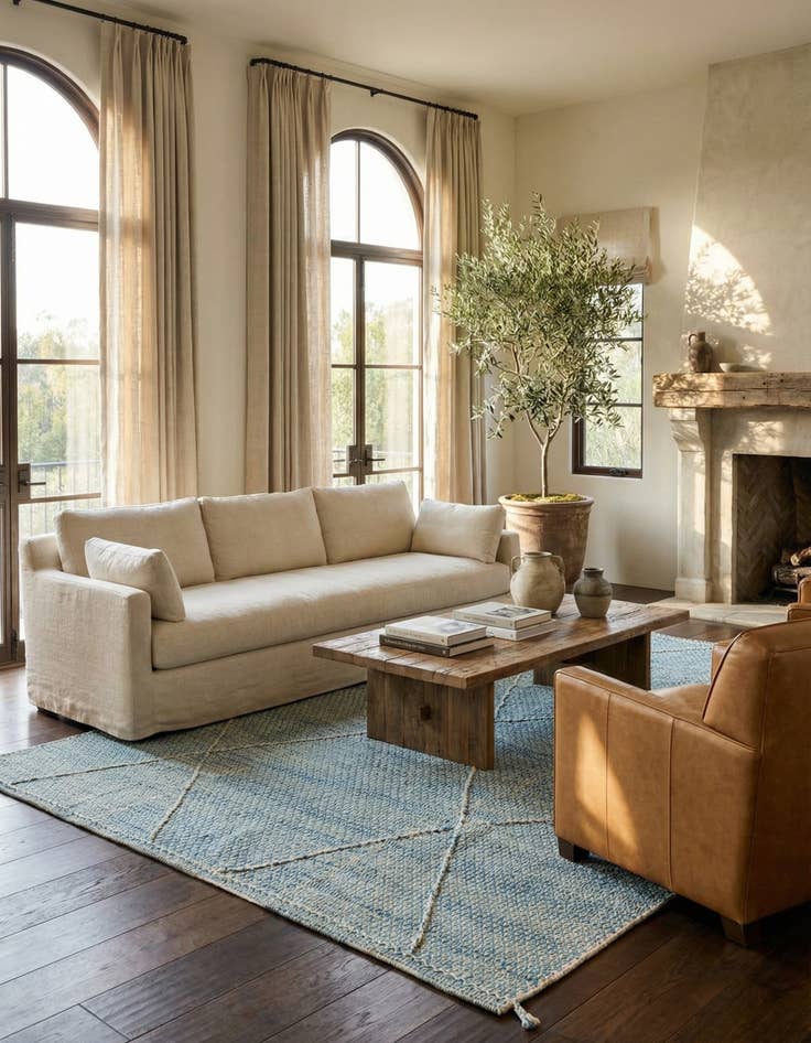 Detail image of 8' 7 x 11' 10  Hand Woven Moroccan Wool Rug