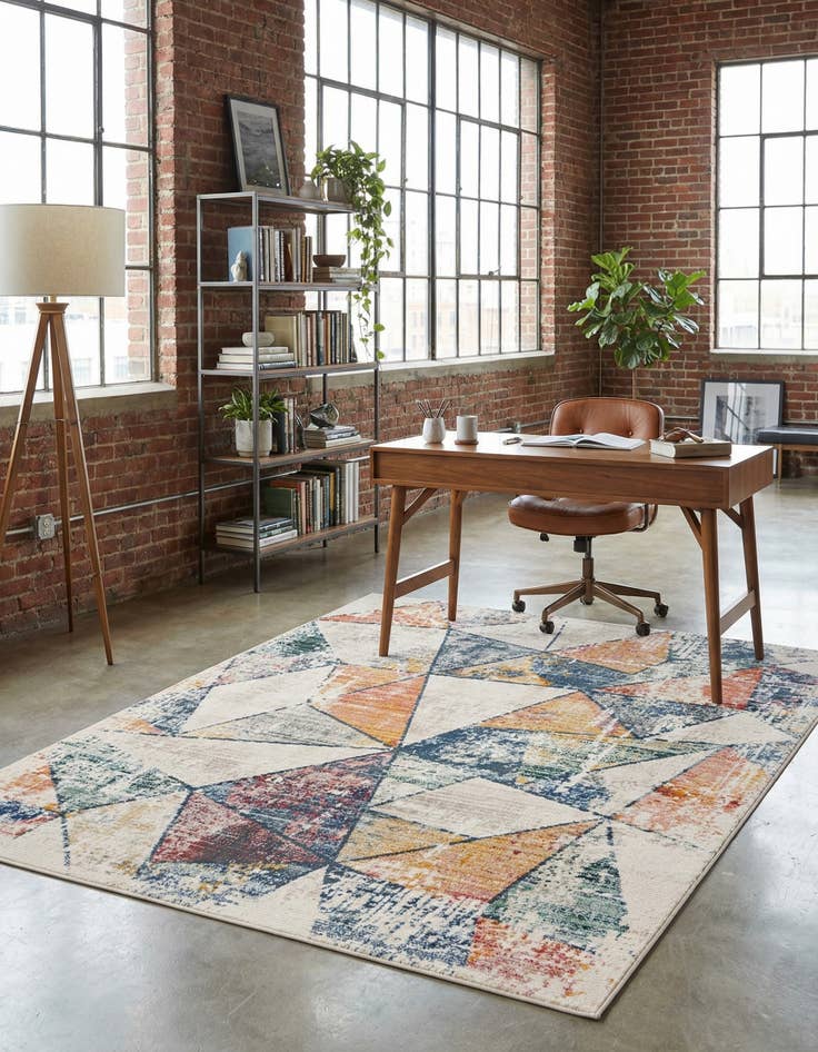 Detail image of  7' 10 x 10' 2 Gemstone Rug