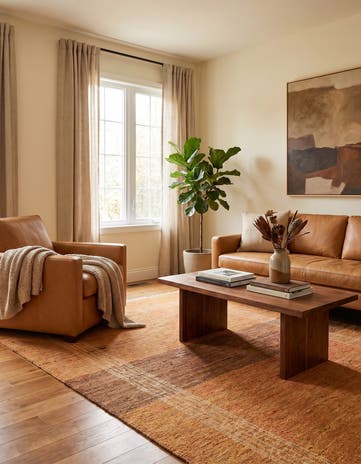 4' 1 x 6' 2 Hand Knotted Modern Ziegler Rug
