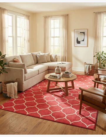 10' x 14' Trellis Frieze Rug