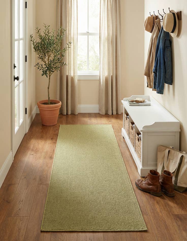 Detail image of  2' x 6' Everyday Solid Runner Rug