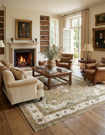 9' 8 x 12' 7 Hand Knotted Vintage Royal Persian Wool Rug