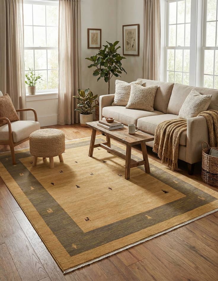 Detail image of 7' x 10' Kashkuli Gabbeh Rug