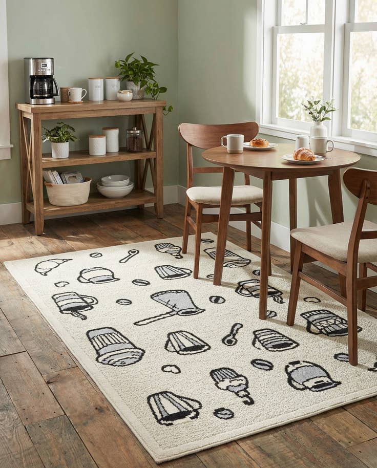 Detail image of 5' 3 x 7' 7 Easy-Clean Indoor / Outdoor Rug