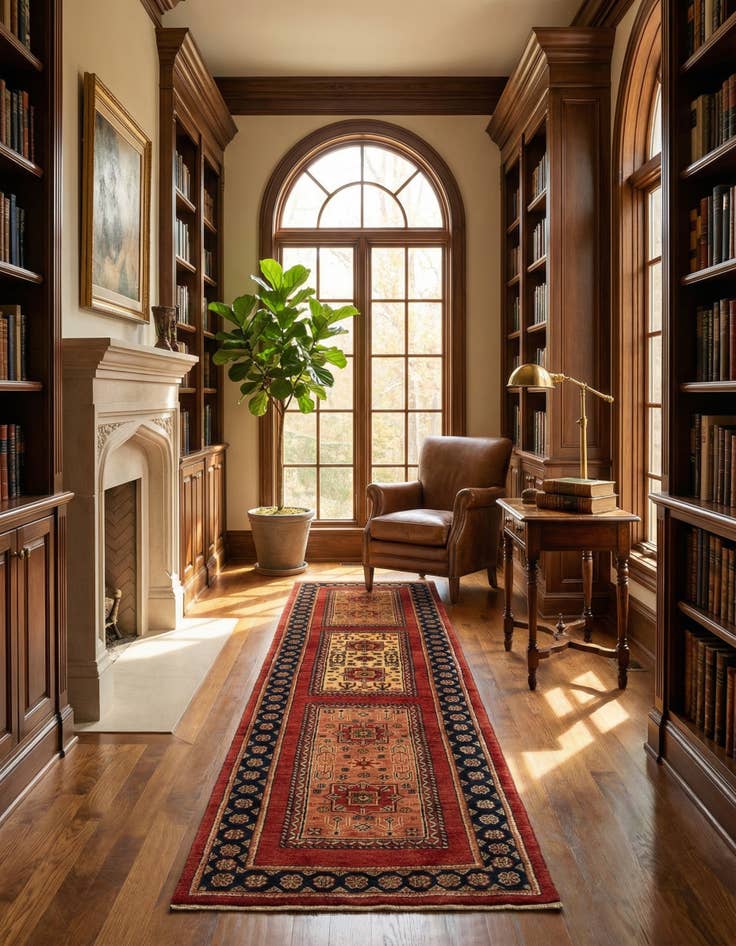 Detail image of 2' 4 x 9' 5 Kashkuli Runner Rug