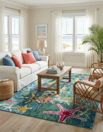 7' 1 x 10' Washable Amalfi Rug