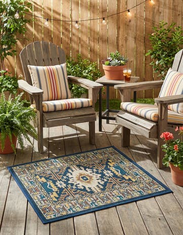 2' x 3' Easy-Clean Baja Indoor / Outdoor Rug