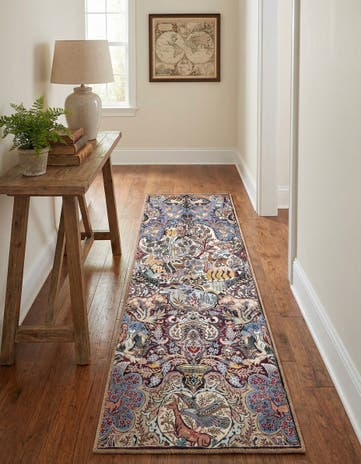 2' x 8' Washable Timeless Runner Rug