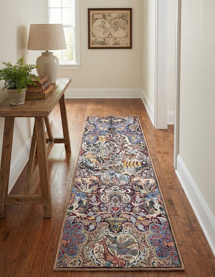 2' x 8' Washable Timeless Runner Rug