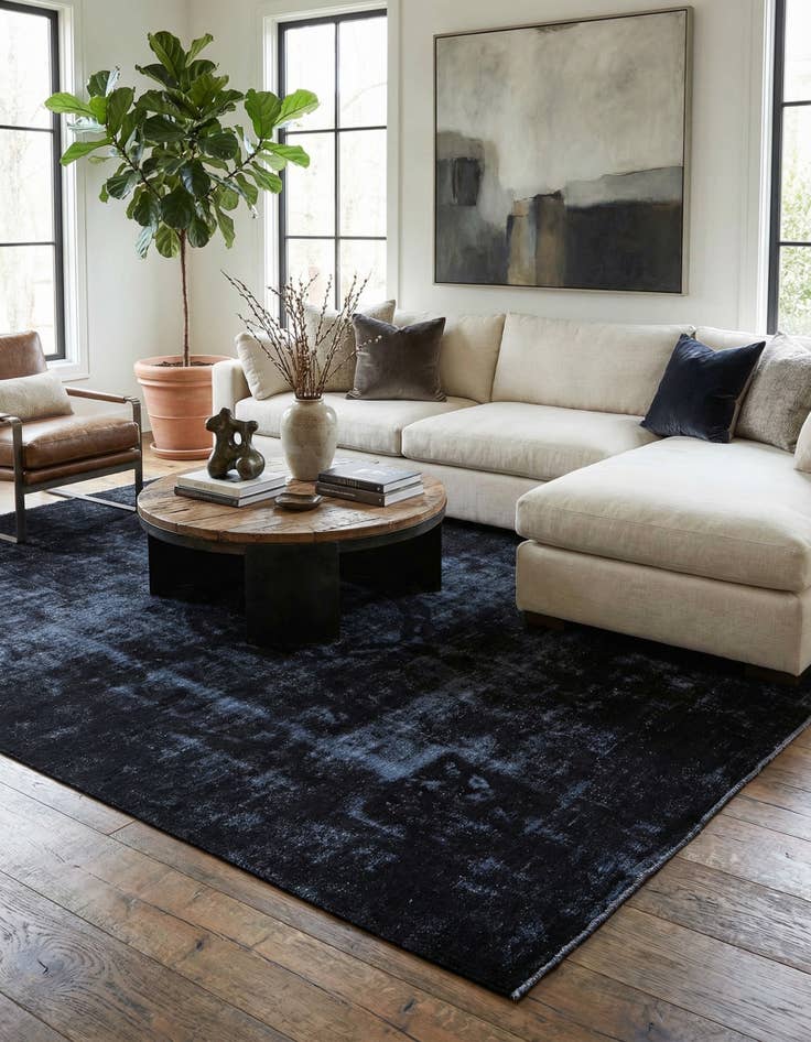 Detail image of 9' 10 x 12' 8  Hand Knotted Ultra Vintage Persian Wool Rug