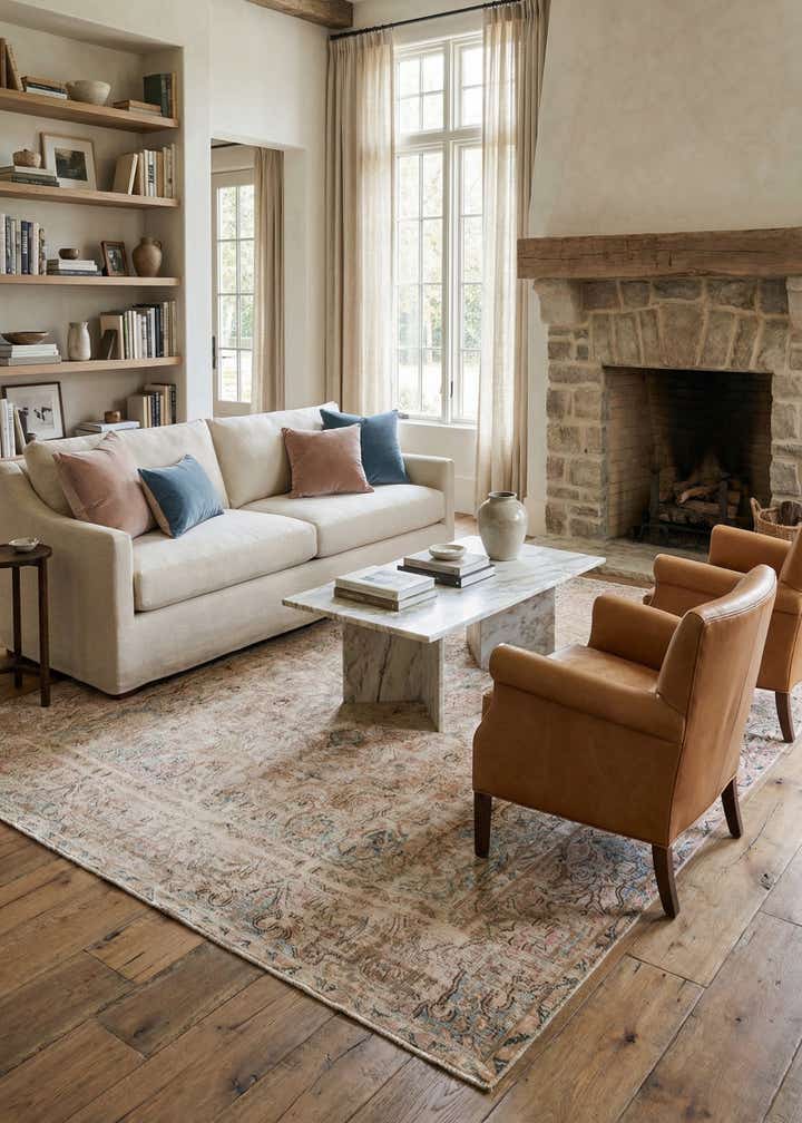 9' 3 x 12' 7 Hand Knotted Ultra Vintage Persian Wool Rug