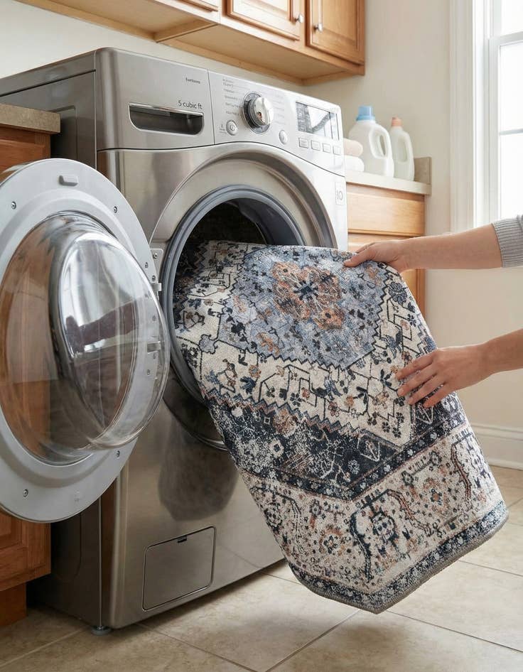 Detail image of 3' 3 x 3' 3 Yara Octagon Rug