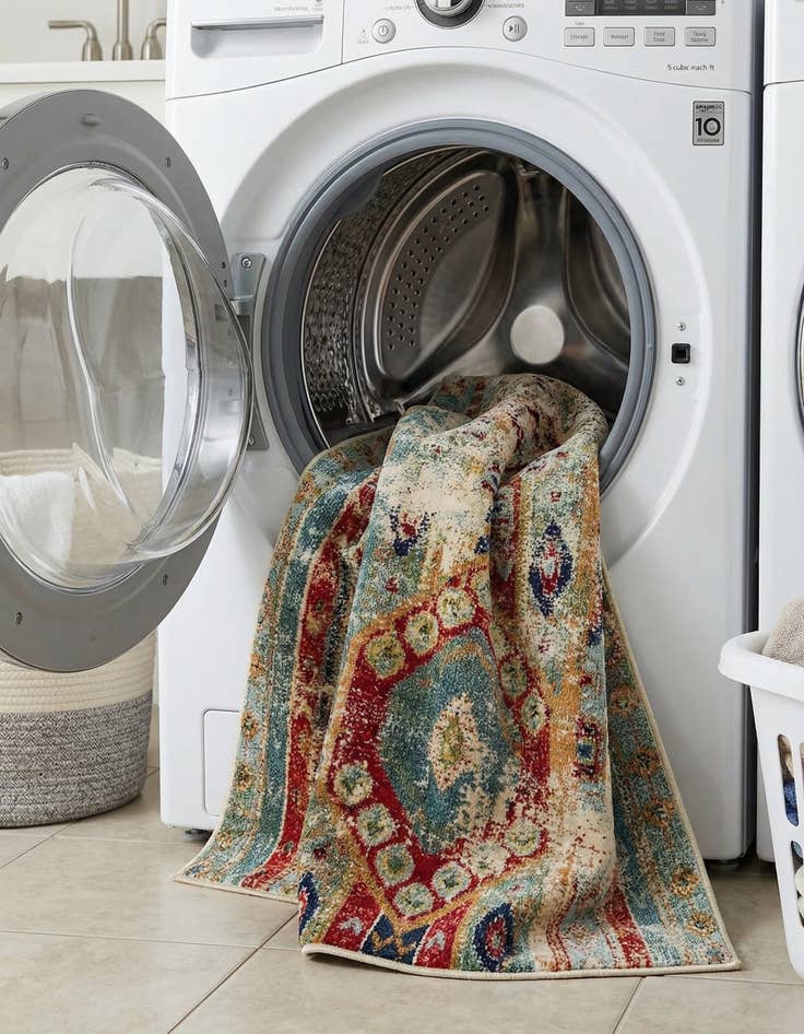 Detail image of  6' x 9'  Washable Mesa Rug