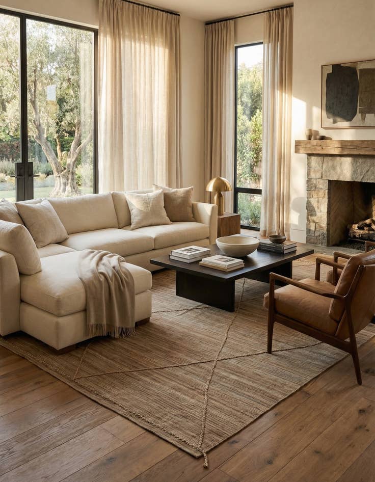 Detail image of 7' 10 x 10' 7  Hand Woven Kilim Modern Wool Rug