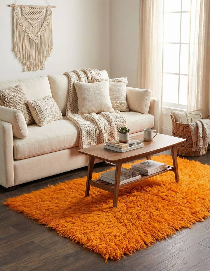 Detail image of 2' 4 x 3' 9  Hand Knotted Moroccan Wool Rug