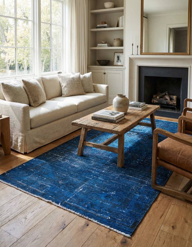 Detail image of 3' 5 x 7' 10  Hand Knotted Ultra Vintage Persian Wool Runner Rug