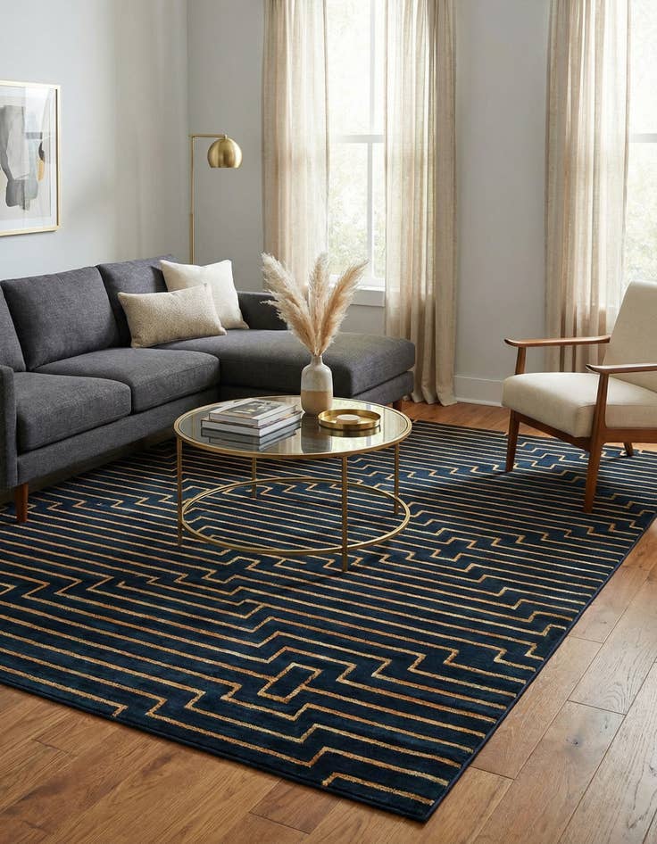 Detail image of 9' x 12' Vogue Geo Rug