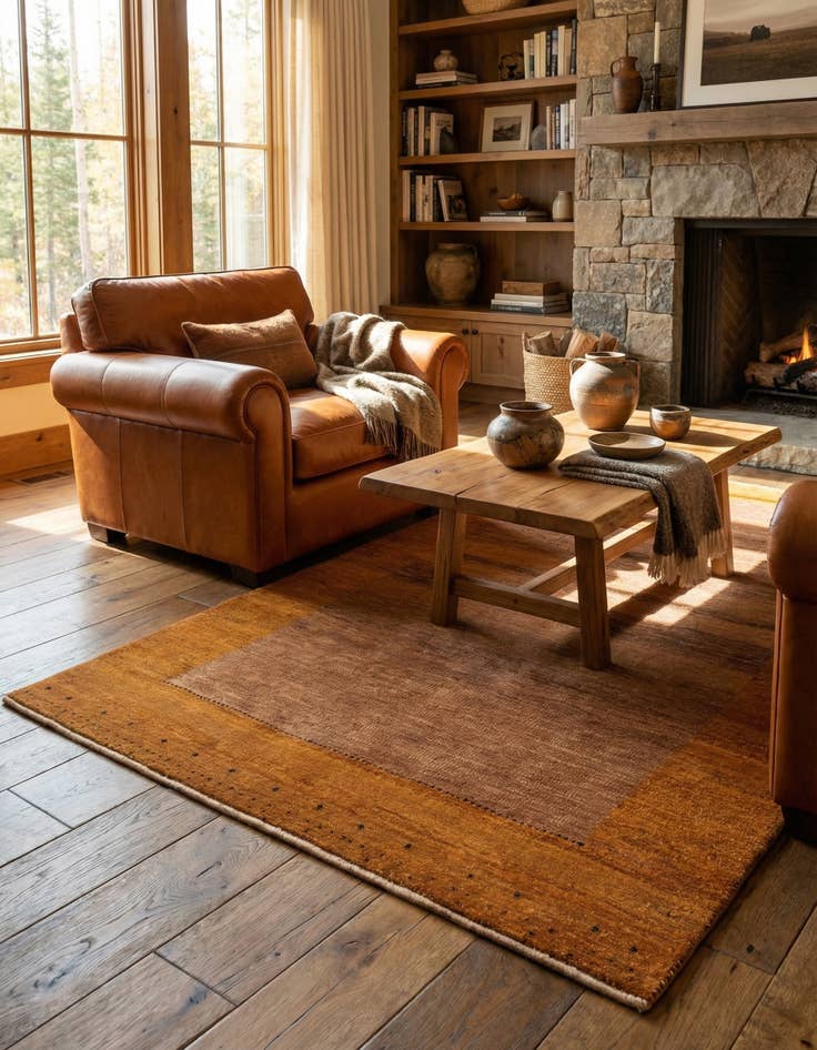 Detail image of 3' 11 x 5' 9 Gabbeh Rug