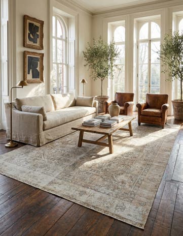 8' 4 x 12' 2 Hand Knotted Ultra Vintage Persian Wool Rug