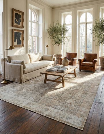 8' 4 x 12' 2 Hand Knotted Ultra Vintage Persian Wool Rug