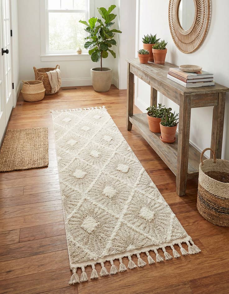 Detail image of  2' x 6' Boho Runner Rug