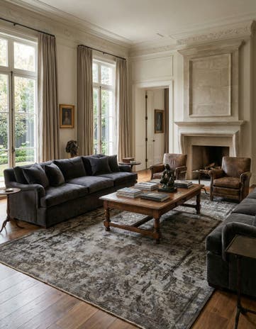 7' 9 x 11' 11 Vintage Royal Wool Rug