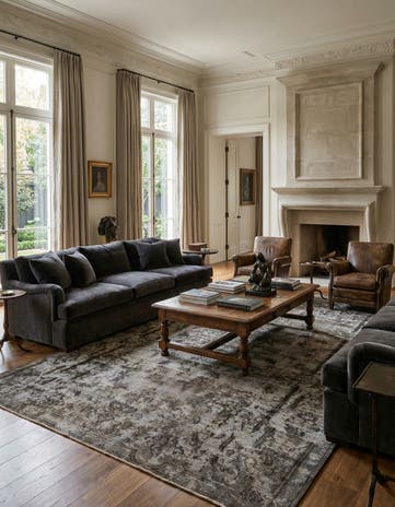 7' 9 x 11' 11 Vintage Royal Wool Rug