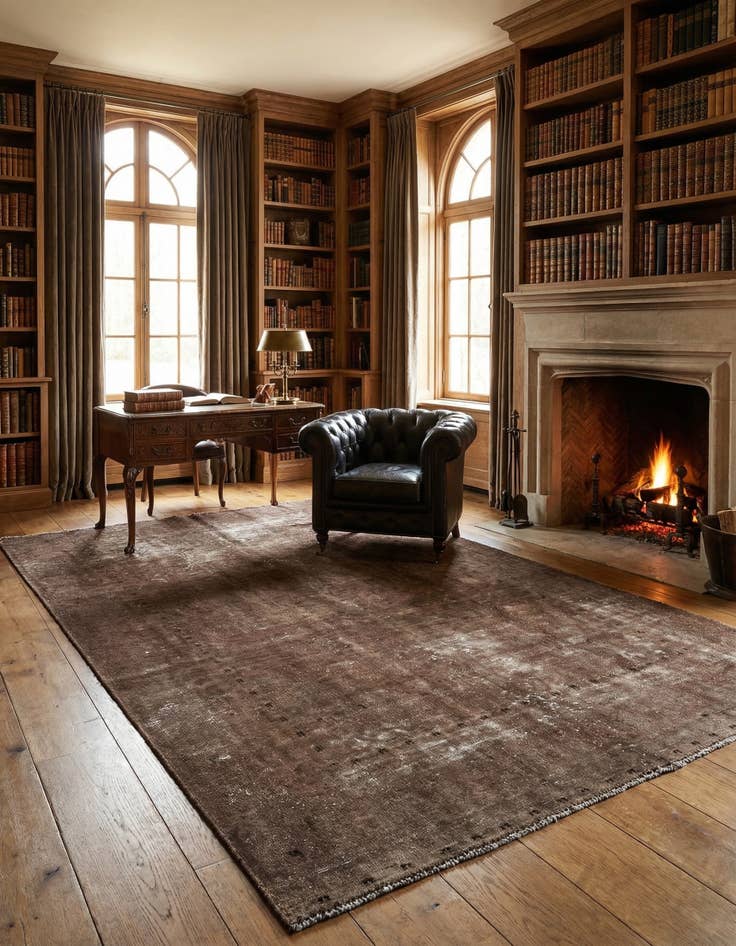 Detail image of 5' 5 x 9' 1 Vintage Wool Rug