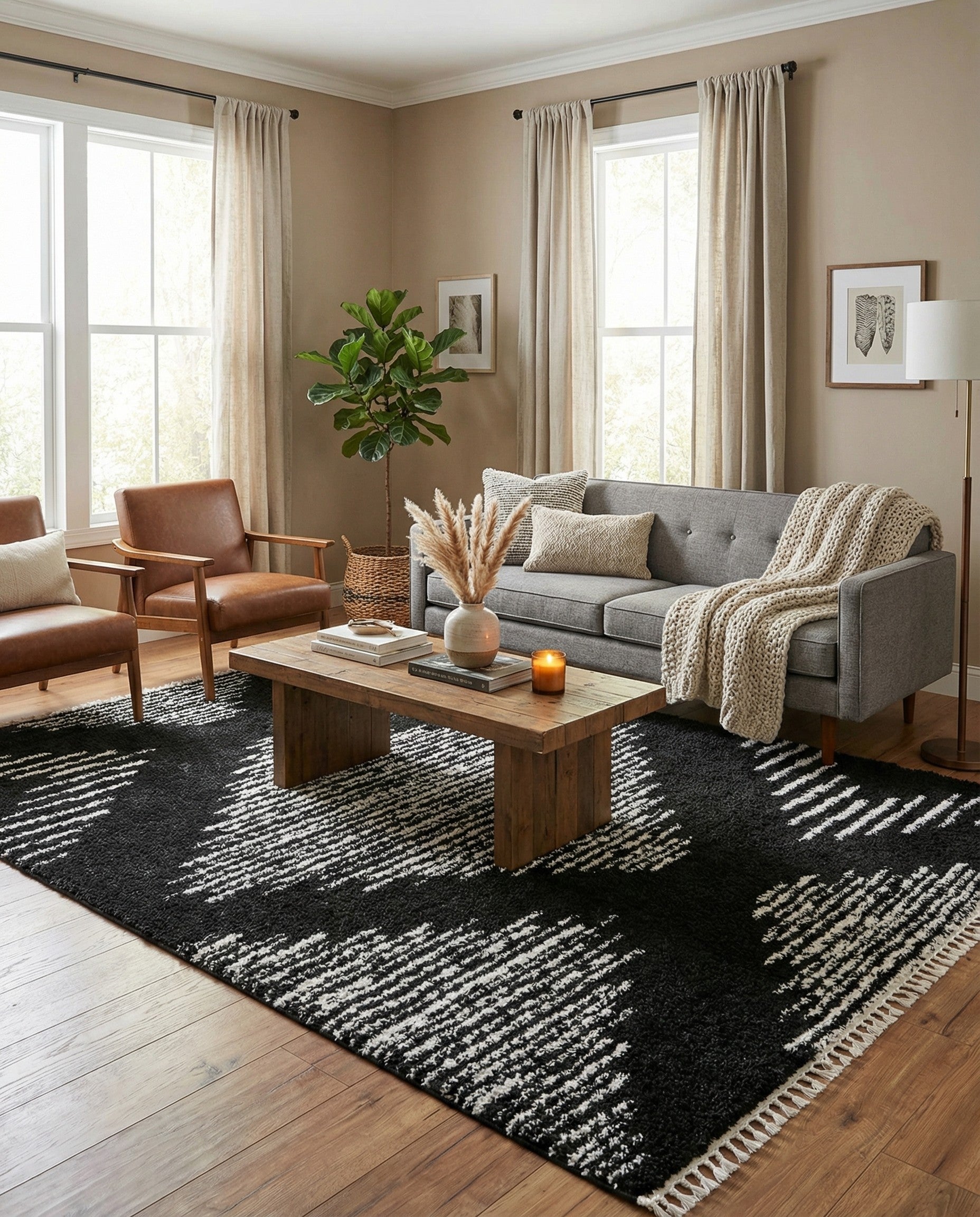  10' x 14' Serenity Shag Rug